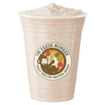 Wake up your taste buds with the delightful Caramel Coffee Buzz, one of our irresistible smoothies at The Fresh Monkee.