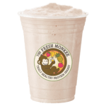 Savor the rich flavor of Coffee Buzz - one of our mouthwatering smoothies at The Fresh Monkee.