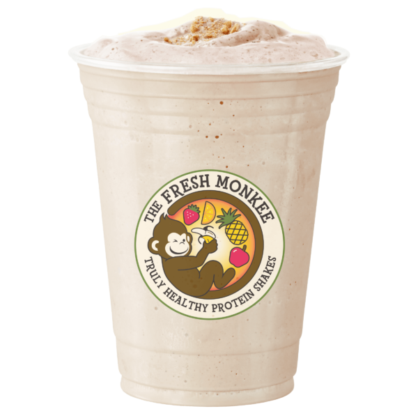 Discover the heavenly flavor of Hazelnut Smores, one of our top-rated health shakes near me at The Fresh Monkee.