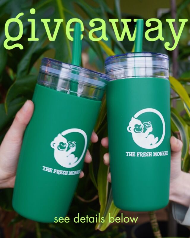 **GIVEAWAY CLOSED**
Because we haven’t done this in awhile 😏
We’re giving away a CRAVE CUP & a gift card - and you get to help decide the gift card amount! 

Here’s how to enter: 
🙉 follow us 
🙊 like this post 
🙈 tag someone who should try us in the comments! For every friend you tag, we’ll add $1 to your gift card (up to $50)!

So if you tag 10 friends, you could win a $10 gift card! This should be fun 😊🌴 

Giveaway ends May 1st. Winner will be announced in our stories! Must pick up at Glastonbury, Southington, Wethersfield, or Berlin, CT locations by May 15th.