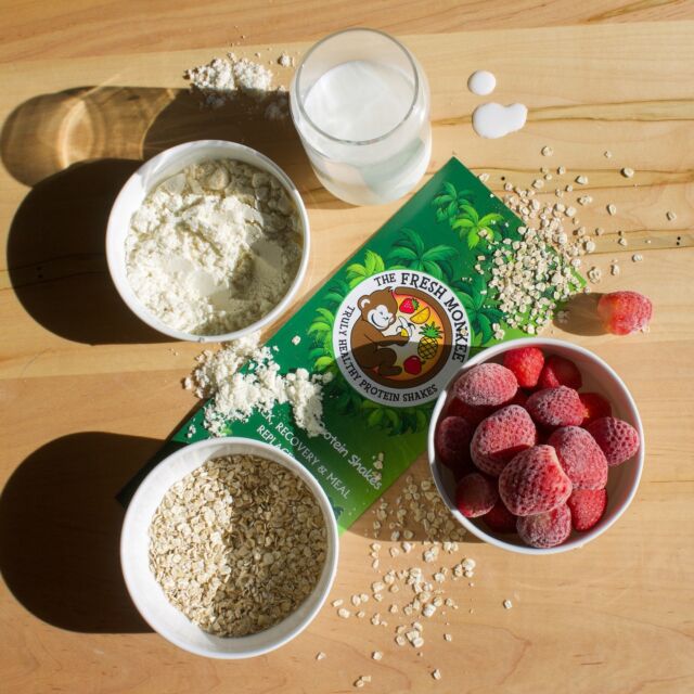 You've got to try our delicious mass strawberry oats protein shake, crafted with rolled oats, protein powder, and strawberries, plus a whole lot of love! All natural—none of the bad stuff here, come taste the difference!🍓♥️

 #ProteinShake #HealthyEating #StrawberryShake #Oats #Nutritious #NaturalIngredients #TheFreshMonkee