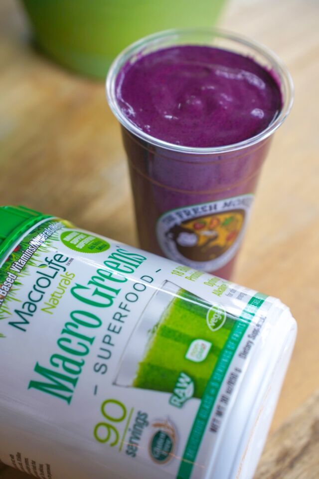 Looking for a boost? Add MacroGreens to any shake for a natural source of vitamins, antioxidants, probiotics and phytonutrients!🌱 

#MacroGreens #NutritionBoost #Superfoods #Antioxidants #NaturalHealth #Phytonutrients #TheFreshMonkee