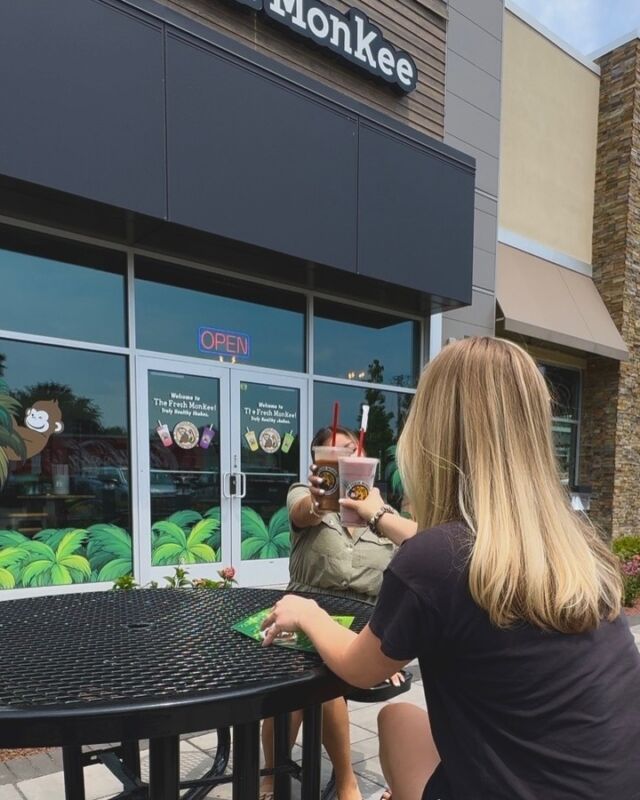 Cheers to sharing an ice-cold, real fruit, protein-packed shake with your bestie this summer!

#NationalFriendshipDay #TheFreshMonkee #Smoothies #Smoothie #ProteinShakes #HealthyShakes #CleanEating #MealReplacement #HealthyLiving